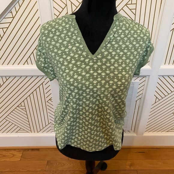 Lucky Brand
Patterned Split Neck T-Shirt - Picture 4 of 6